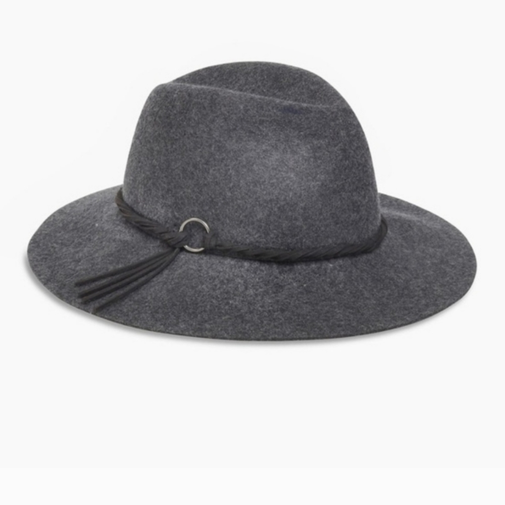 Lucky Brand Multi Leather Trim Ranger Hat